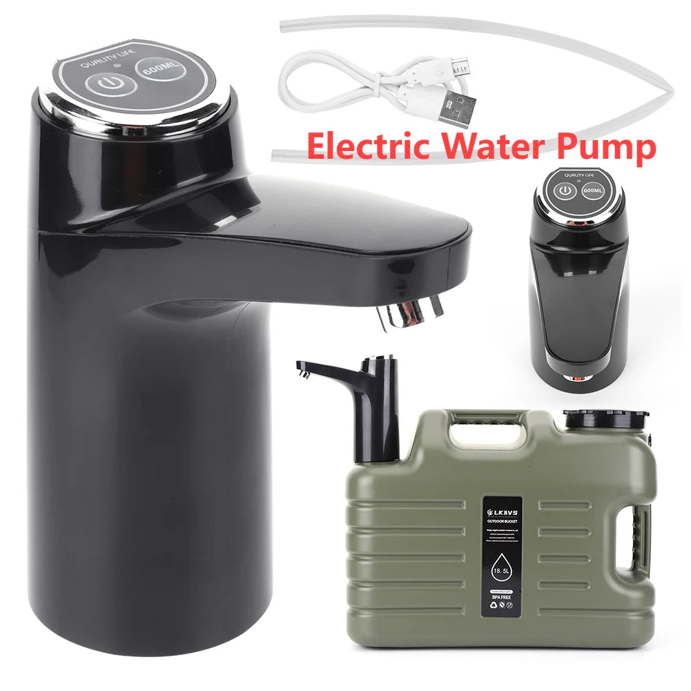 USB Rechargeable Water Pump/ Storage System