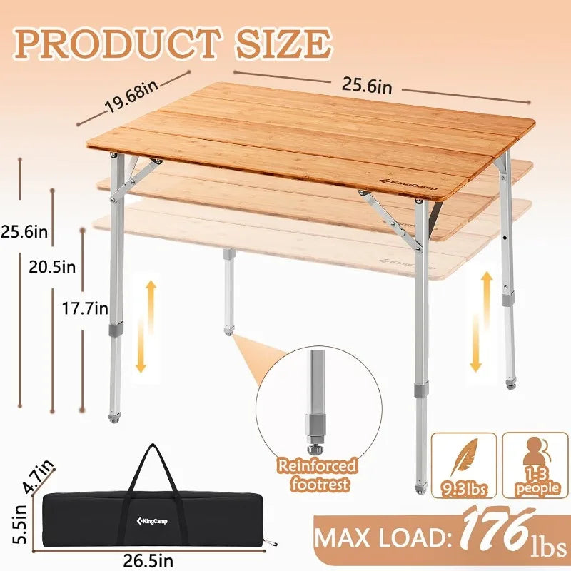 Bamboo Folding Table
