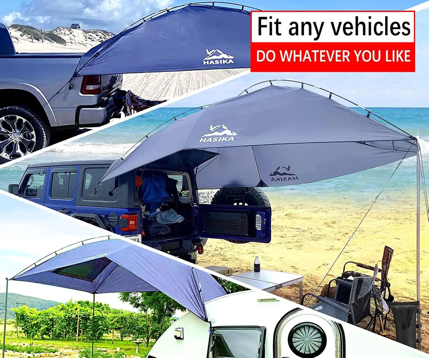 Multipurpose SUV Teardrop Awning