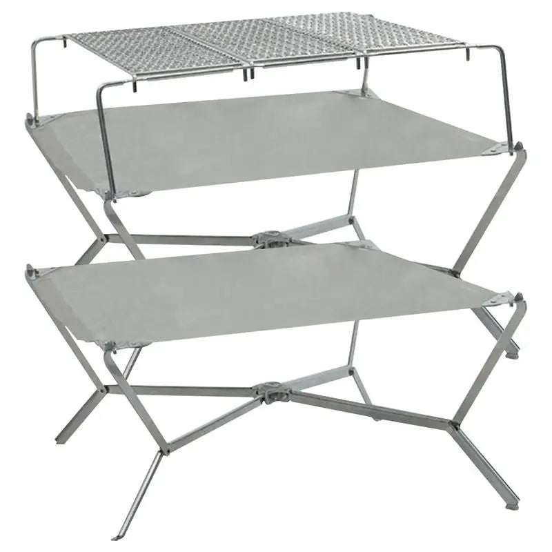 Folding Campfire Grill Stand