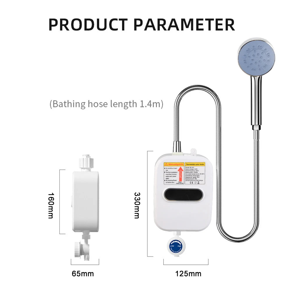 Small Instant Electric Water Heater