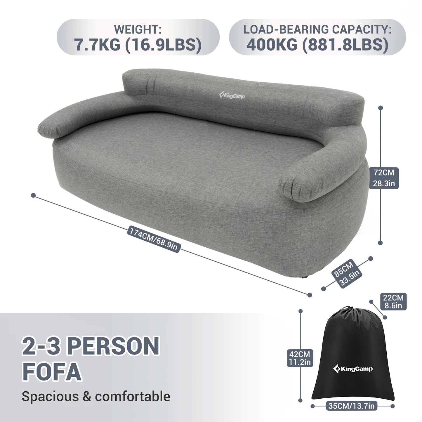 Portable Double Air Couch