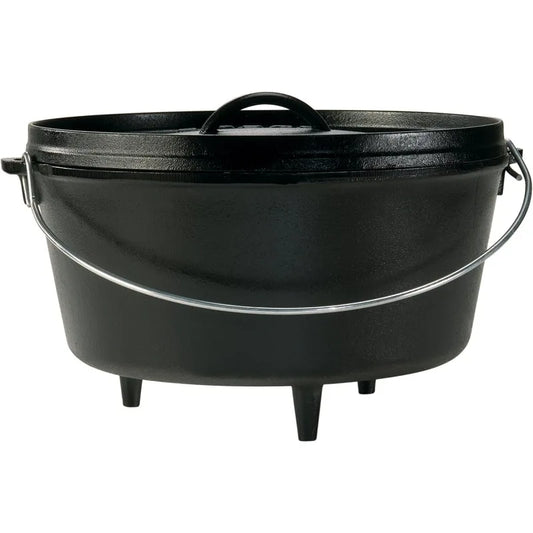 8 Quart Cast Iron Dutch Oven with Lid