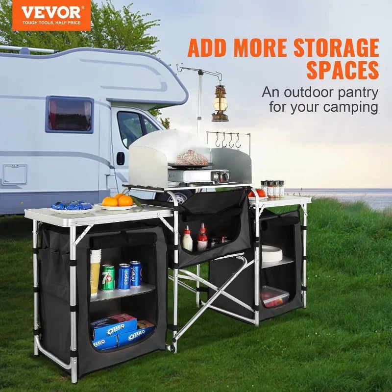 Outdoor Aluminum Cook Station