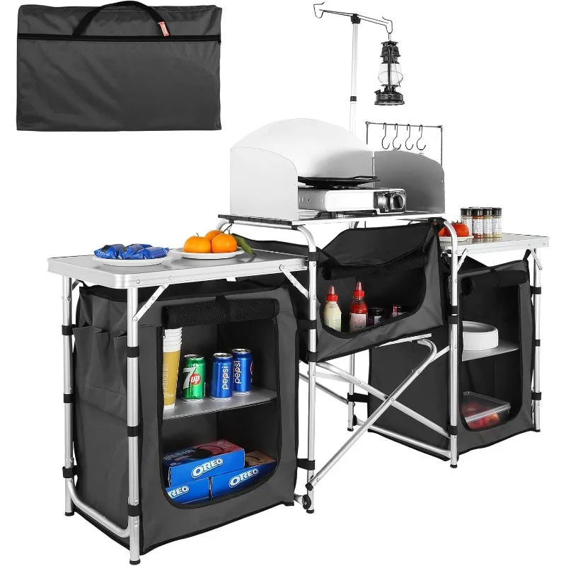 Outdoor Aluminum Cook Station